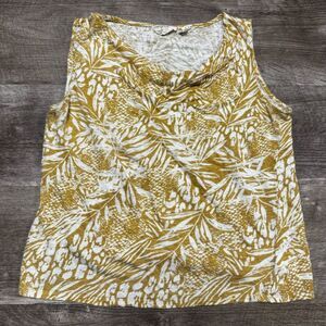 Christian Siriano 100% Linen Tank Top Size Medium